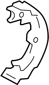 View 465900E010 Parking Brake Shoe Full-Sized Product Image
