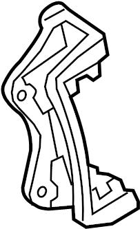 View 478210T010 Disc Brake Caliper Bracket (Rear) Full-Sized Product Image