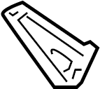 View 583560T010 Bumper Cover Brace (Rear) Full-Sized Product Image