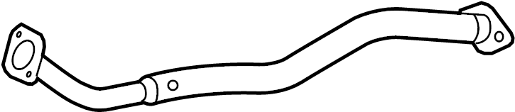 View 174100V010 Exhaust Pipe (Front) Full-Sized Product Image