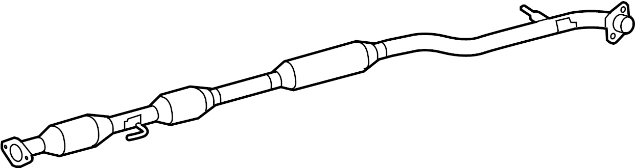 View 174200V010 Exhaust Pipe Full-Sized Product Image