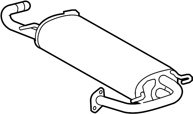 View 174300V012 Exhaust Muffler Full-Sized Product Image