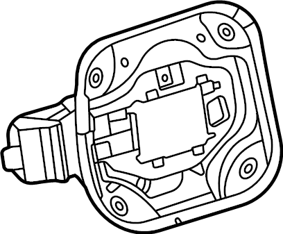 View 7730548041 Fuel Filler Housing (Front) Full-Sized Product Image