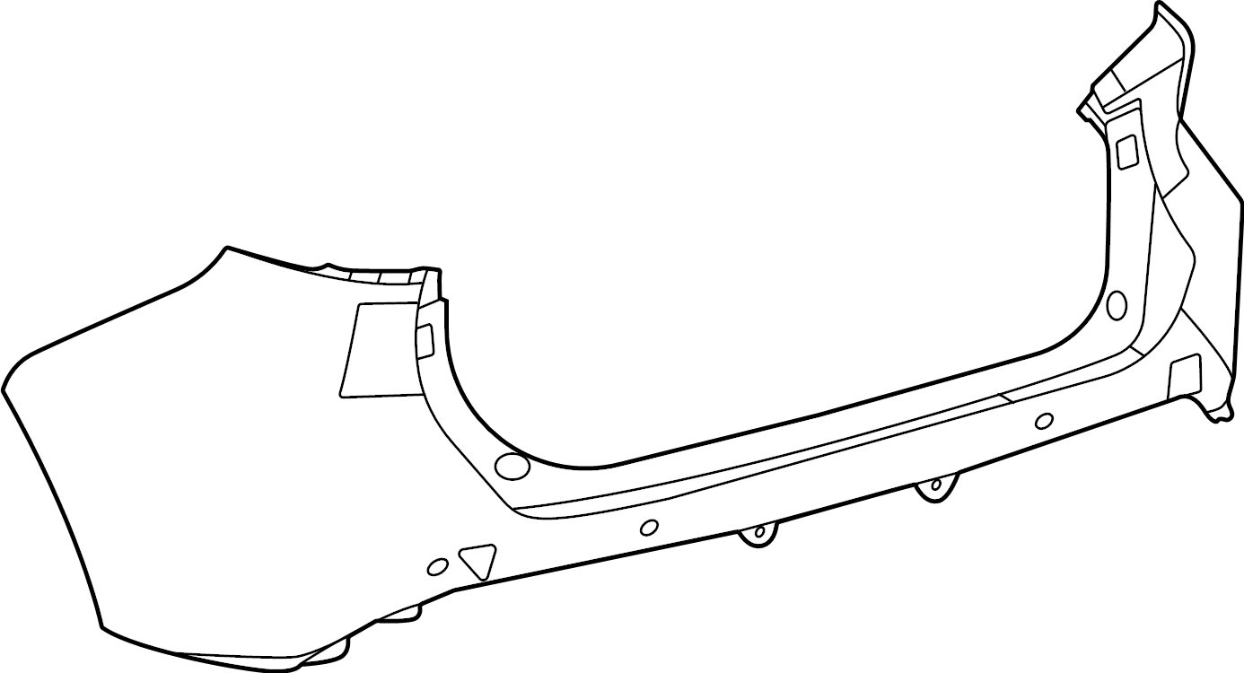 View 5215948966 Cover, Bumper L/C. (Rear, Upper) Full-Sized Product Image