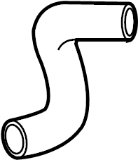 View 165720V020 Radiator Coolant Hose (Upper, Lower) Full-Sized Product Image