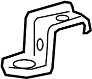 View 1653328030 Radiator Mount Bracket (Upper) Full-Sized Product Image