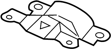 View 175710P120 Exhaust Bracket (Front, Upper) Full-Sized Product Image