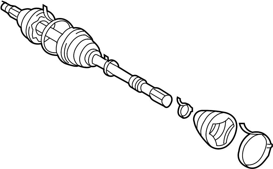 View 4347049655 CV Joint Kit Full-Sized Product Image