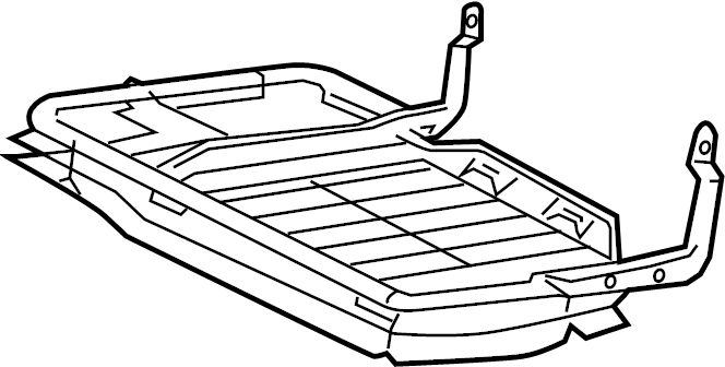 View 716600R010 Seat Frame (Rear) Full-Sized Product Image