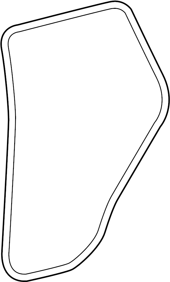 View 623320R010B0 Door Seal (Front, Rear) Full-Sized Product Image