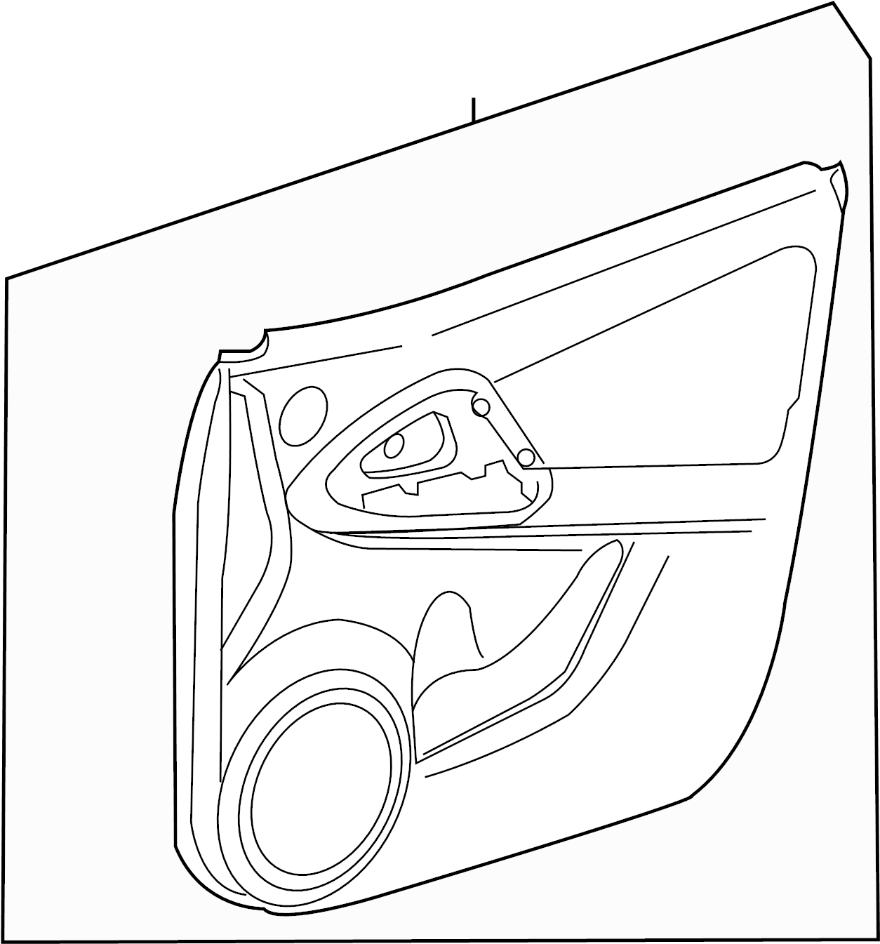 View 6761042790B4 Door trim panel. (Front) Full-Sized Product Image