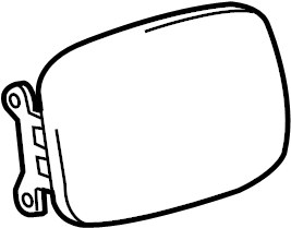 View 773500R010 Fuel Filler Door Full-Sized Product Image