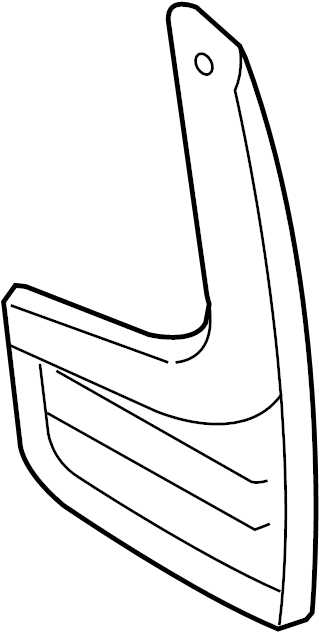 View 7662642160 Mud Flap (Rear) Full-Sized Product Image