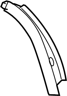 View 679380R010E0 Door Window Molding (Upper) Full-Sized Product Image
