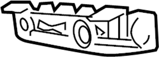 View 5256242040 Bumper Cover Support Rail (Rear, Upper) Full-Sized Product Image