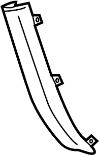 View 527520R901 Bumper Trim (Rear, Lower) Full-Sized Product Image