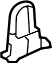 View 5371542020 Fender Rail Bracket (Front, Rear, Upper) Full-Sized Product Image