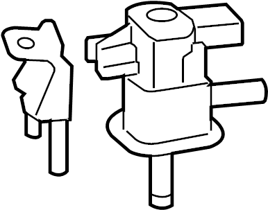 View 258600V140 Vapor Canister Purge Solenoid Full-Sized Product Image