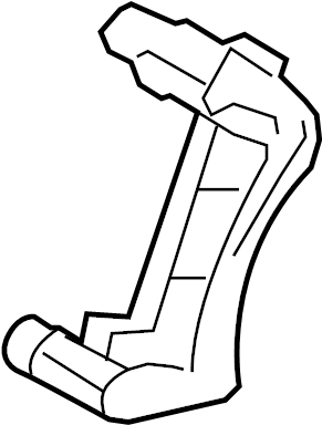 View 477210R010 Disc Brake Caliper Bracket Full-Sized Product Image