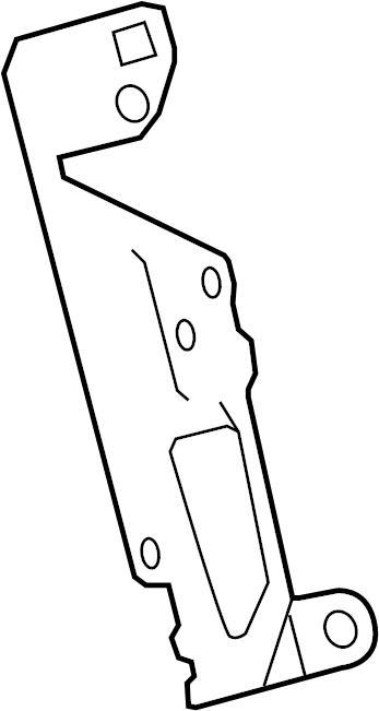 View 862110R080 Radio Bracket Full-Sized Product Image