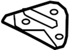 View 631460R030 BRACKET, ROOF PANEL. REINFORCED bracket.  Full-Sized Product Image