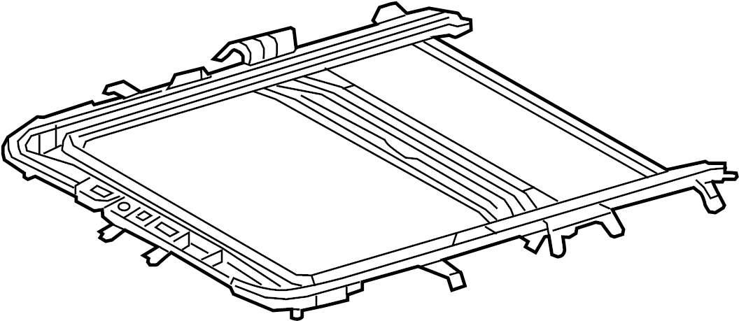 View 6320342070 HOUSING SUB - ASSEMBLY, SL. Sunroof Frame.  Full-Sized Product Image