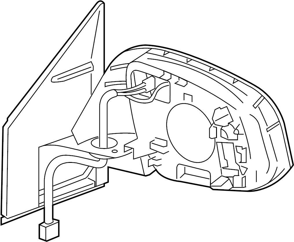 View 879100R200 Door Mirror (Right) Full-Sized Product Image
