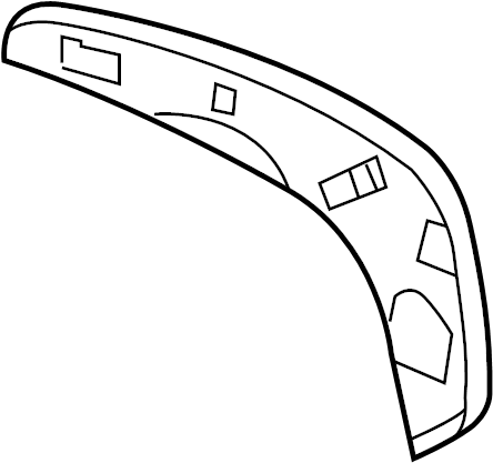 View 8796142D30 Mirror glass. Mirror Outer. Mirror SUB - Assembly. (Left) Full-Sized Product Image