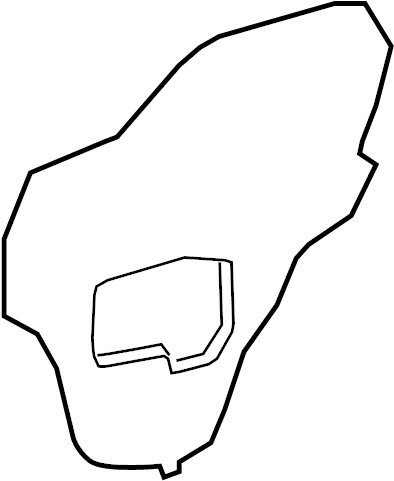 View 678410R051 Door Water Deflector (Rear) Full-Sized Product Image