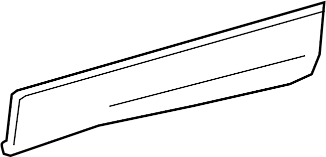 View 750770R011 Door Molding (Right, Lower) Full-Sized Product Image