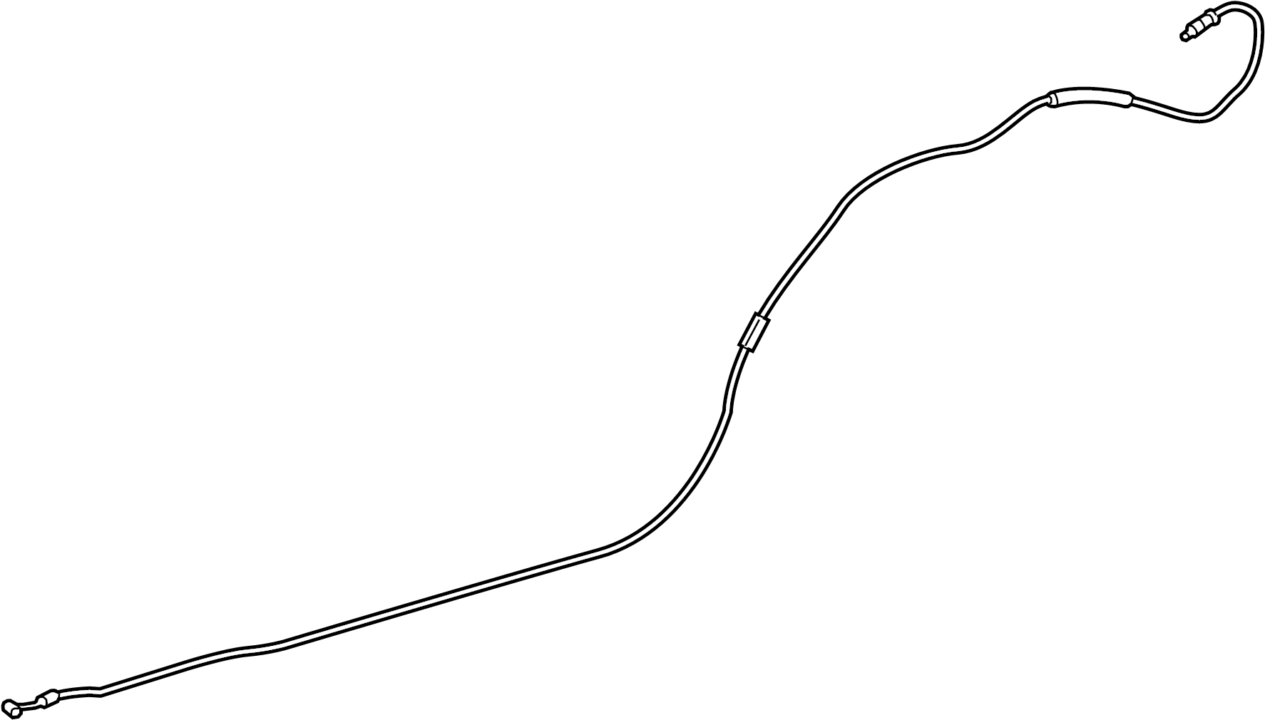 View 7703542171 Fuel Filler Door Release Cable Full-Sized Product Image