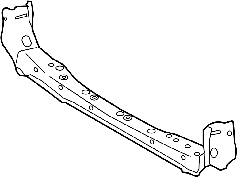 View 576080R041 Floor Pan Crossmember (Front, Rear, Upper, Lower) Full-Sized Product Image