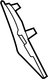 View 678480R010C0 Liftgate Trim Cover Full-Sized Product Image