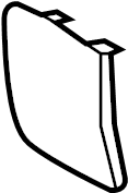 View 677660R010C0 Liftgate Trim Cover (Lower) Full-Sized Product Image