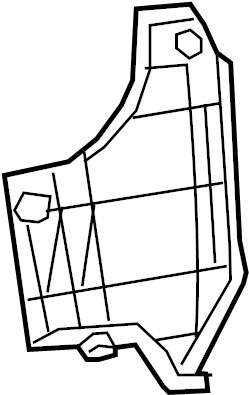 View 525910R050 Bumper Splash Shield (Rear) Full-Sized Product Image