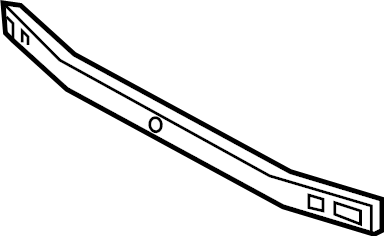View 521320R070 BUMPER IMPACT BAR NO.2, FRONT LOWER Full-Sized Product Image