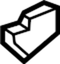 View 525430R010 Radiator Support Splash Shield Seal (Front, Lower) Full-Sized Product Image
