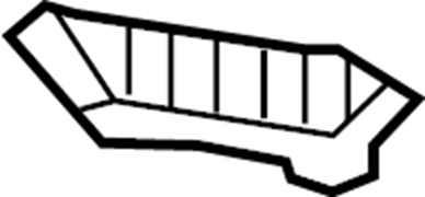 View 525350R090 Bumper Guide (Front, Upper) Full-Sized Product Image