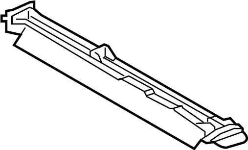 View 16594F0080 Radiator Support Air Deflector (Upper) Full-Sized Product Image
