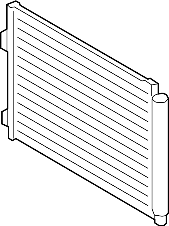 View 884A042070 A/C Condenser Full-Sized Product Image