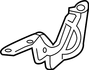 View 534100R080 Hood Hinge (Right, Front) Full-Sized Product Image