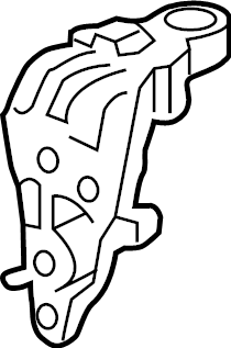 View 1232125050 Engine Mount Bracket (Front, Rear, Upper) Full-Sized Product Image