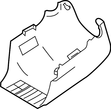 View 4502433220C0 Steering Column Cover (Upper, Lower) Full-Sized Product Image