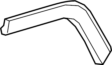 View 756050R090 MOULDING SUB - ASSEMBLY, Q. Wheel OPENING MOLDING.  Full-Sized Product Image