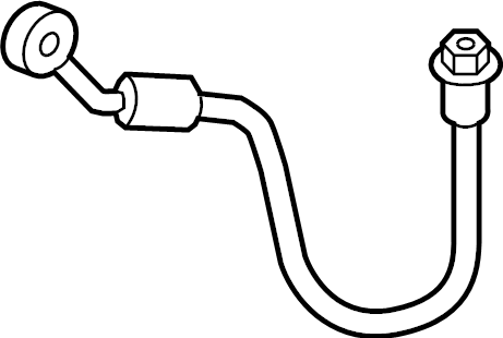 View 90947A2113 Brake Hydraulic Hose Full-Sized Product Image
