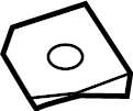 View 648180R050 Back Glass Spacer Full-Sized Product Image