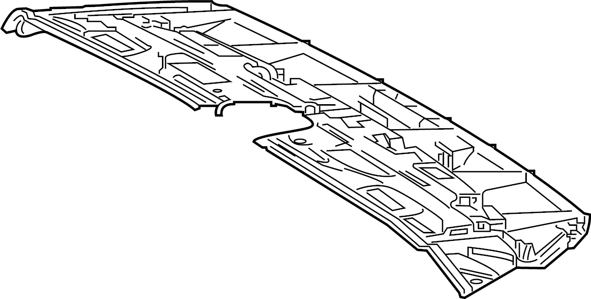View 768760R040 Spoiler Bracket (Rear) Full-Sized Product Image