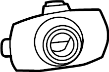 View 8934842290C1 Parking Aid Sensor Housing Full-Sized Product Image