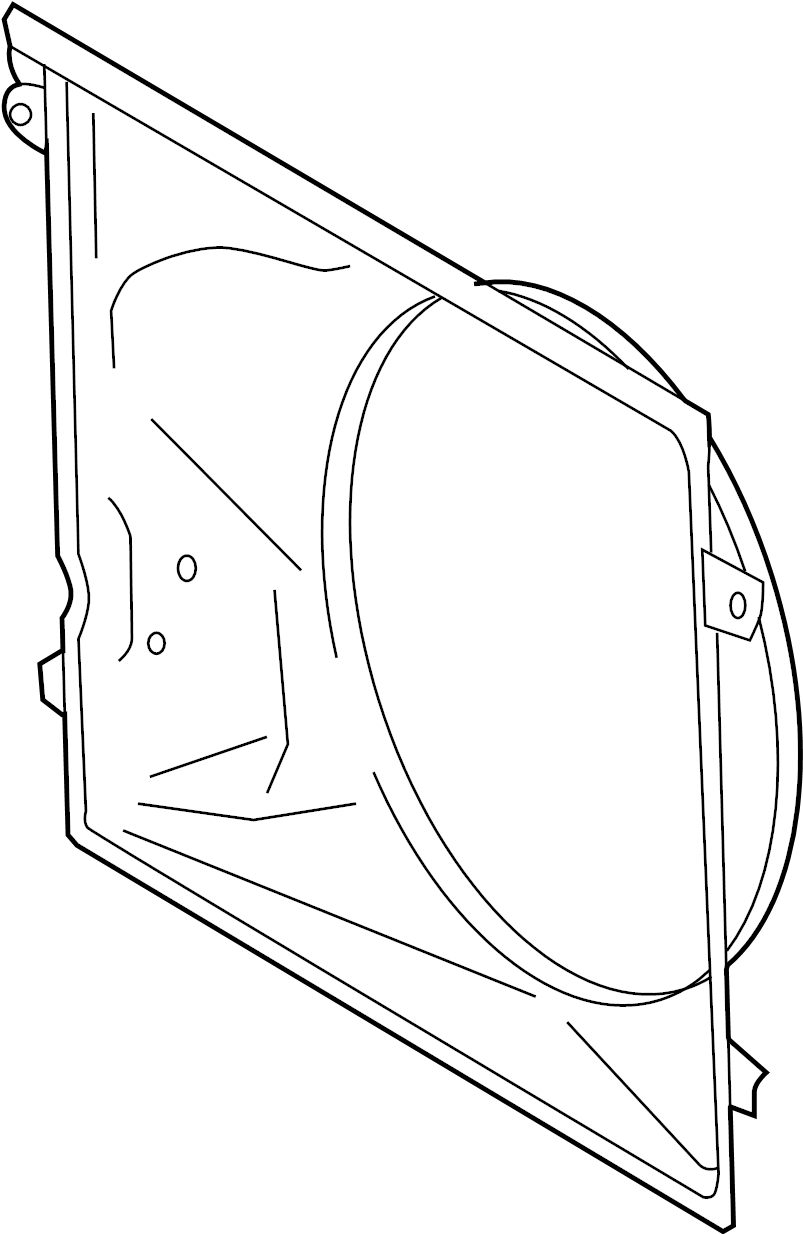 View 1671131200 Engine Cooling Fan Shroud Full-Sized Product Image