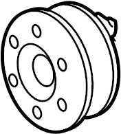 View 8841035430 A/C Compressor Clutch Full-Sized Product Image